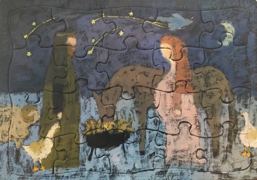 Sandi Hester, oil, puzzle